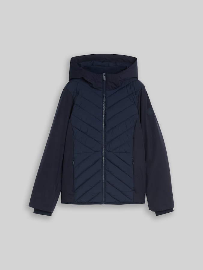 Hybrid Steppjacke mit Kapuze von Women, sky captain blue