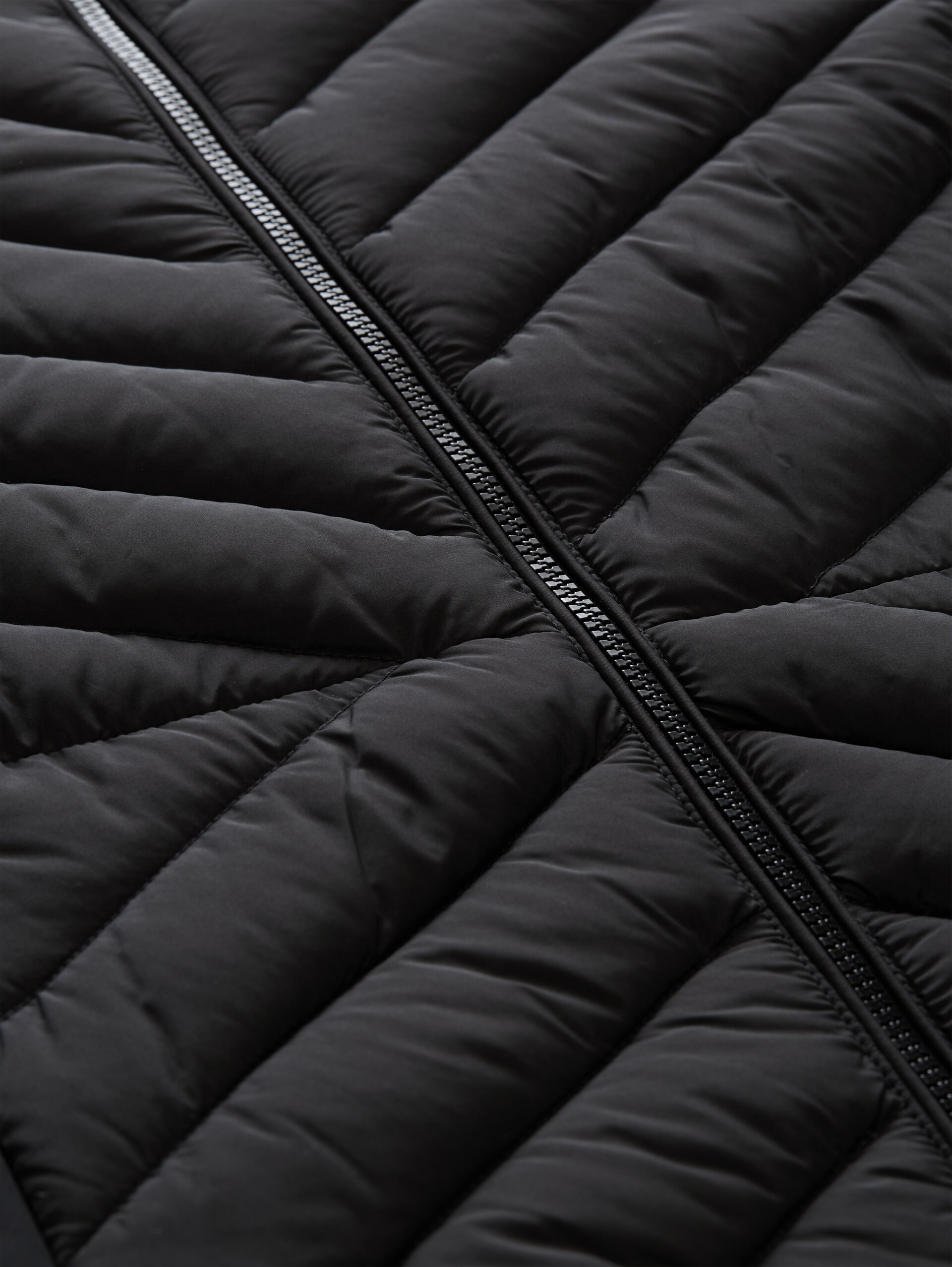 Hybrid Steppjacke mit Kapuze - deep black - Produkt-Detail-Ansicht