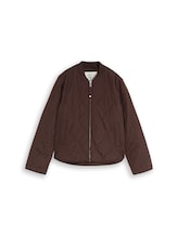 Ausgewählt, Steppjacke mit Bomberkragen von Tom Tailor, braun