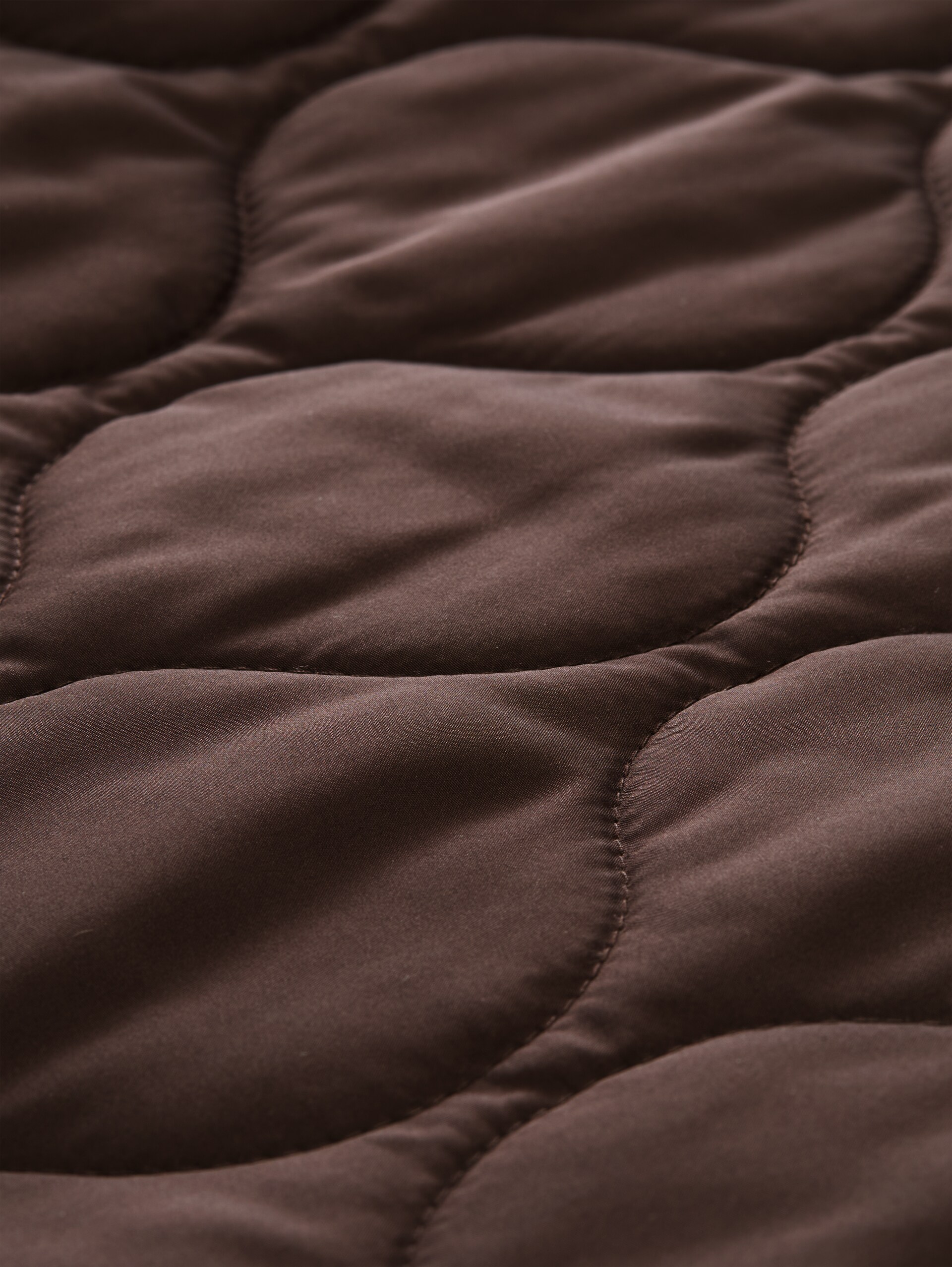 Steppjacke mit Bomberkragen - java dark brown - Produkt-Detail-Ansicht