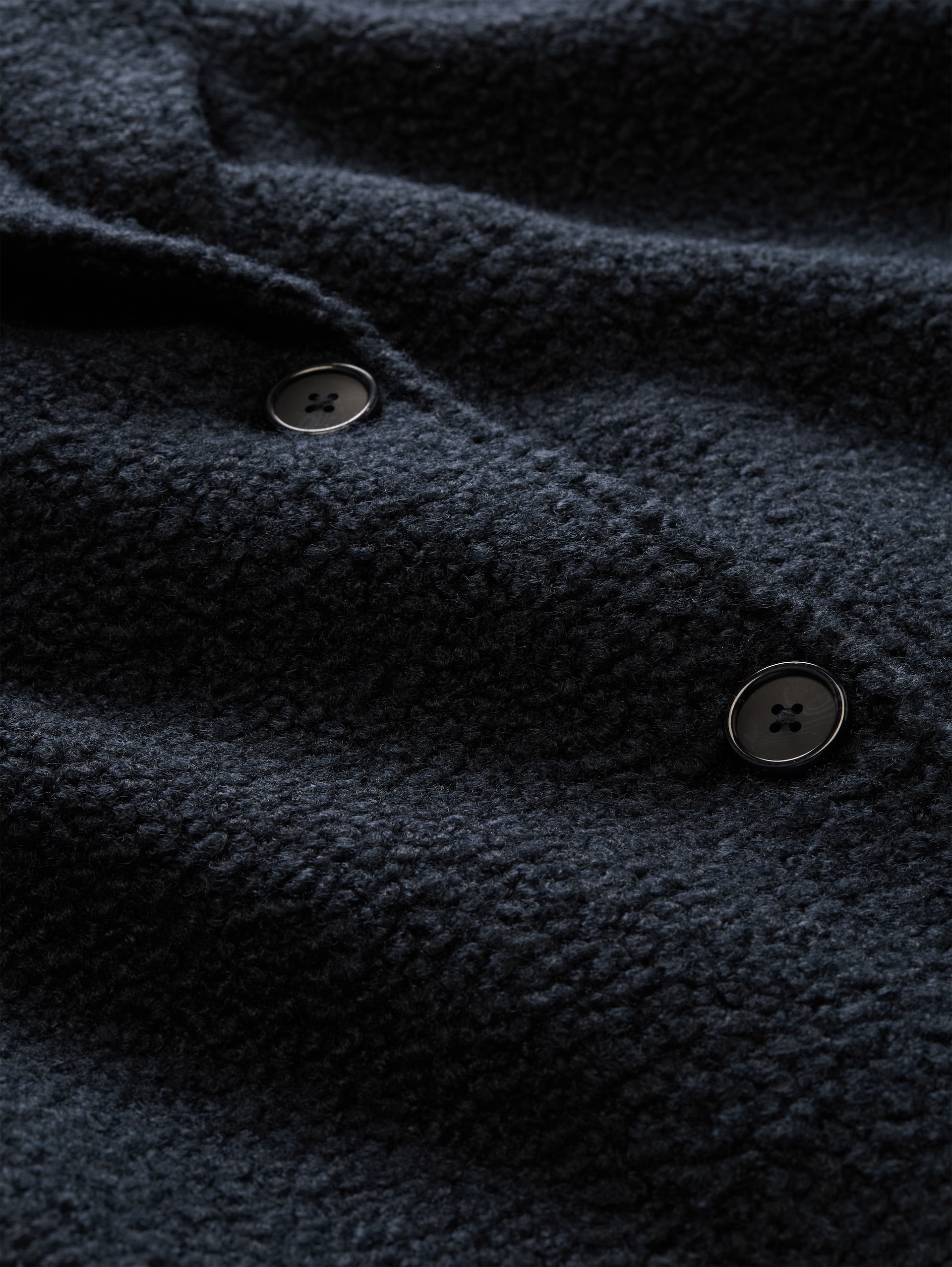 Cosy cape jacket in a 2-in-1 style - sky captain blue - Product detail view