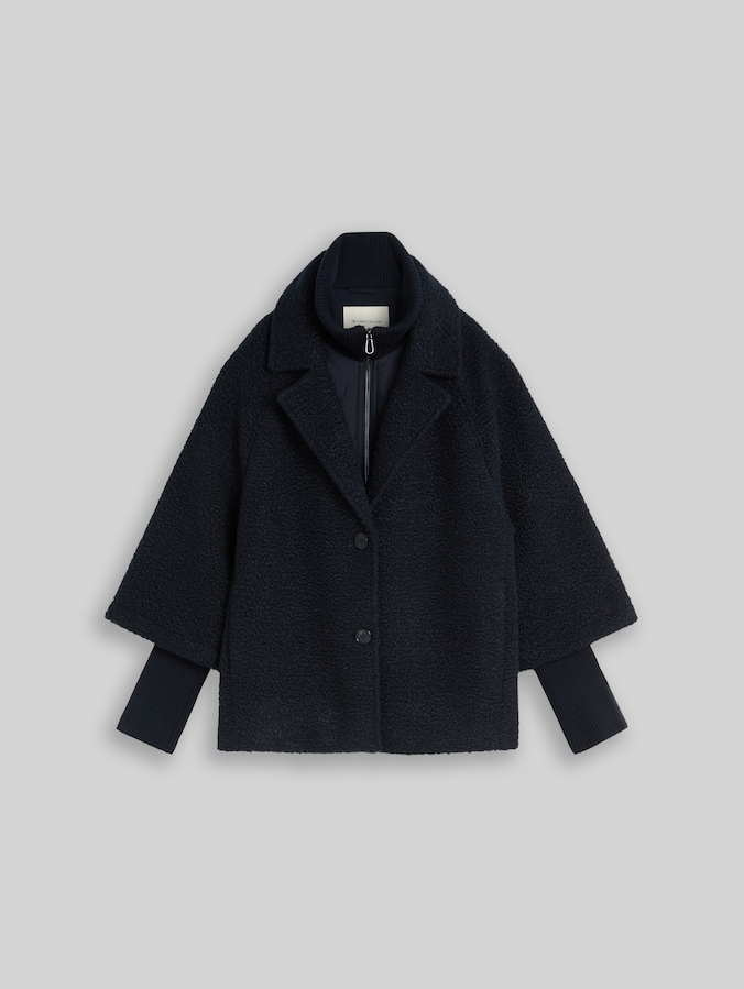 Cosy Cape Jacke im 2-in-1-Look von Women, sky captain blue