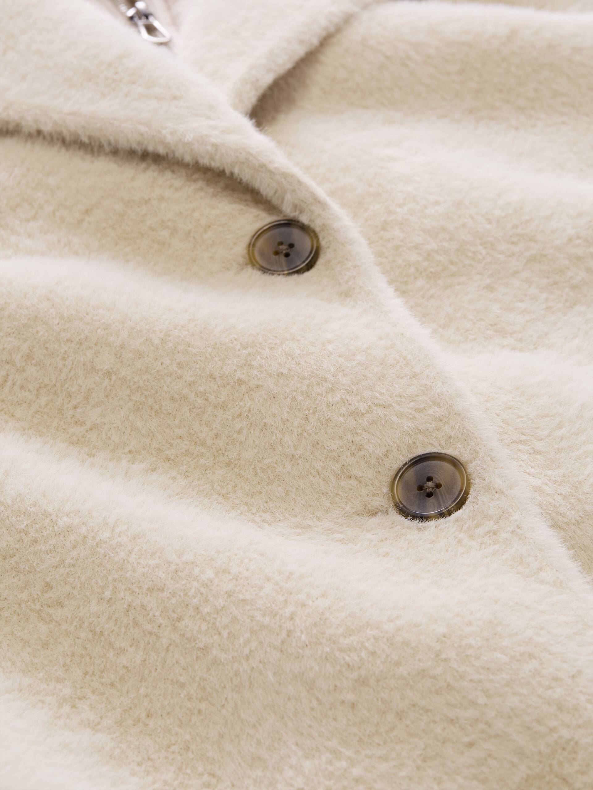 Gezellige capejas in 2-in-1-look - cold beige - Detailaanzicht product