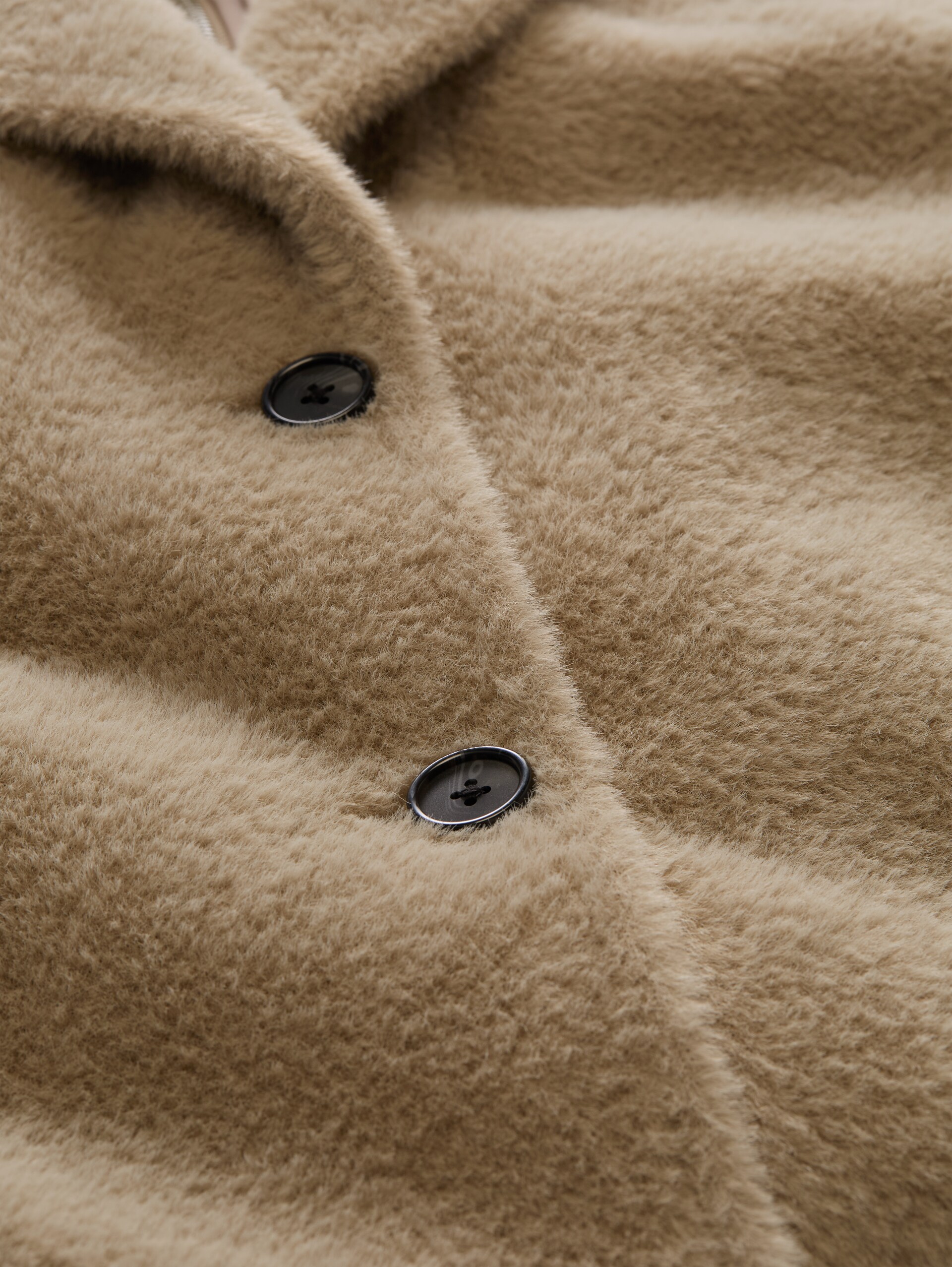 Cosy cape jacket in a 2-in-1 style - soft taupe grey - Product detail view