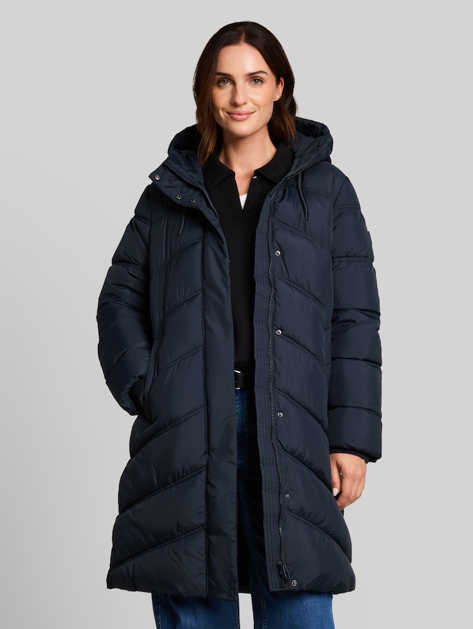 Pufferjas van waterafstotend materiaal door Women, sky captain blue