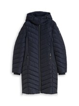 Nicht ausgewählt, Puffer-Mantel mit abnehmbarer Kapuze von Tom Tailor, blau