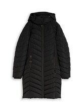 Nicht ausgewählt, Puffer-Mantel mit abnehmbarer Kapuze von Tom Tailor, schwarz
