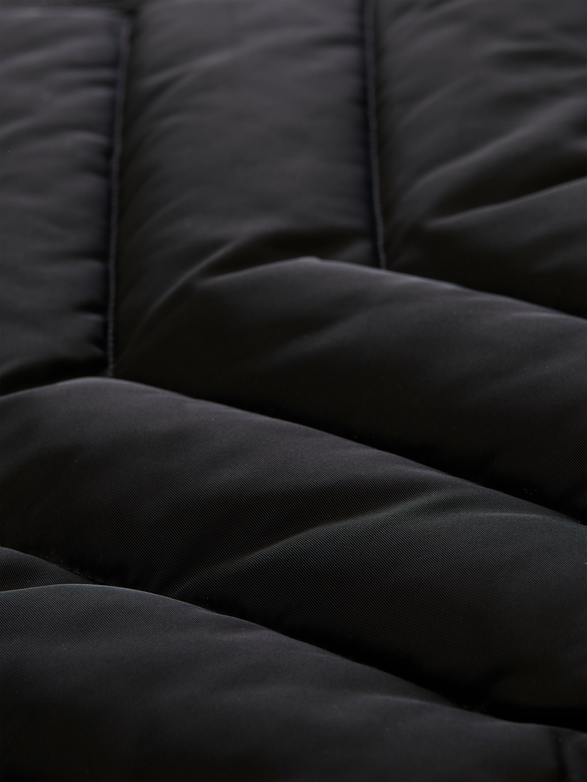 Puffer-Mantel mit abnehmbarer Kapuze - deep black - Produkt-Detail-Ansicht
