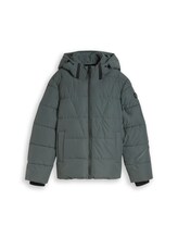 Non sélectionné, Veste matelassée à col montant et capuche par Tom Tailor, verdoyant