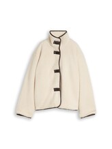 Selected, Teddy jacket with pockets by Tom Tailor, white