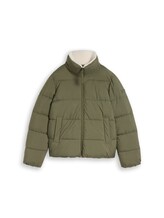 Sélectionné, Veste matelassée à col en peluche par Tom Tailor, verdoyant