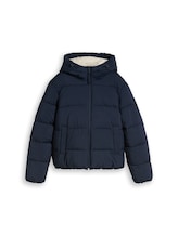 Geselecteerd, Pufferjack van waterafstotend materiaal door Tom Tailor, blauw