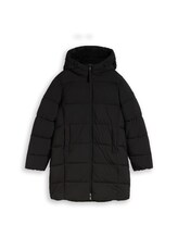 Selected, Puffer coat with teddy fleece by Tom Tailor, black