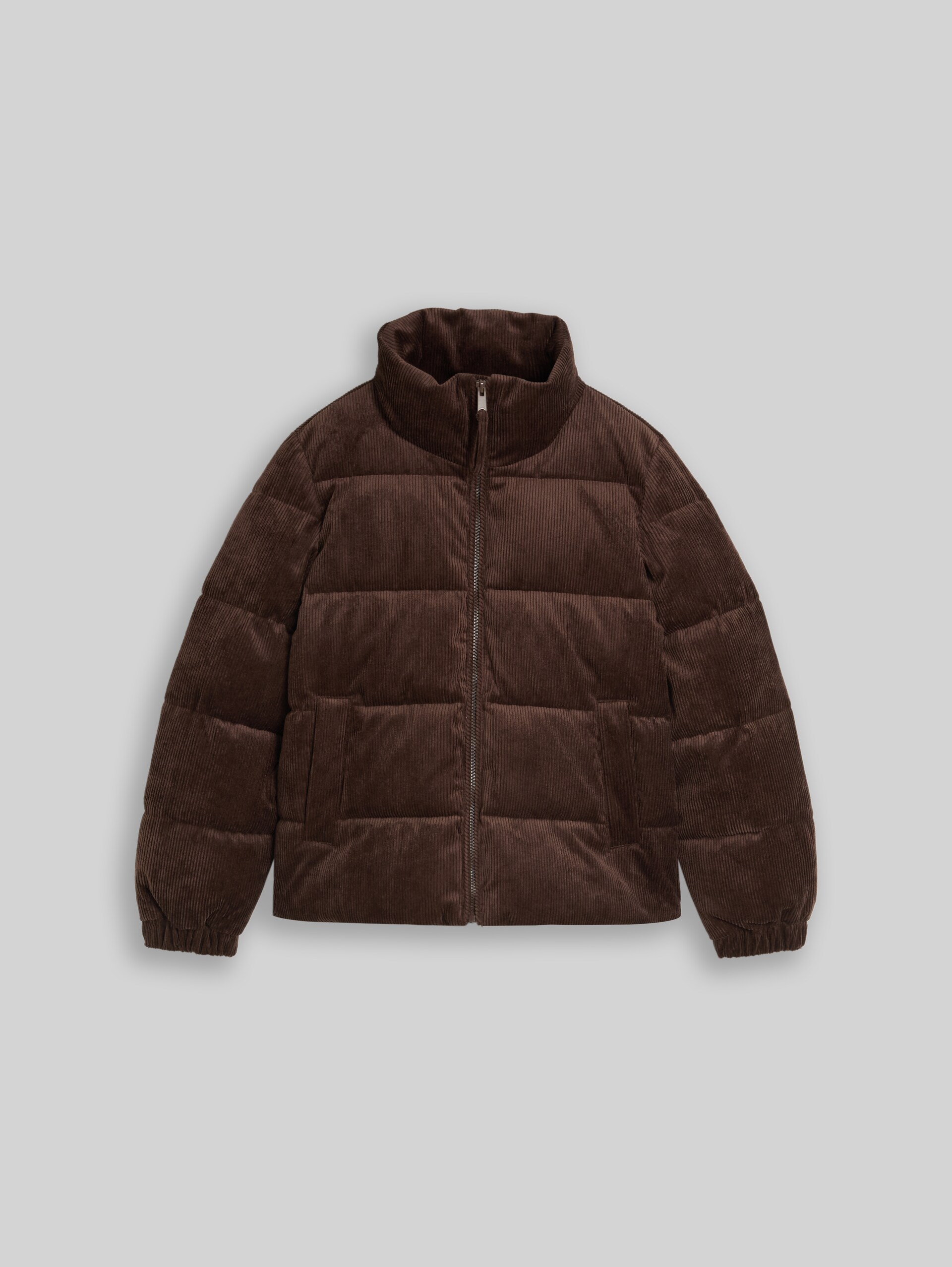 Cord Jacke aus wasserabweisendem Material - cool dark brown - Vorder-Produkt-Ansicht