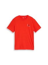 Selected, T-shirt with print by Tom Tailor, red