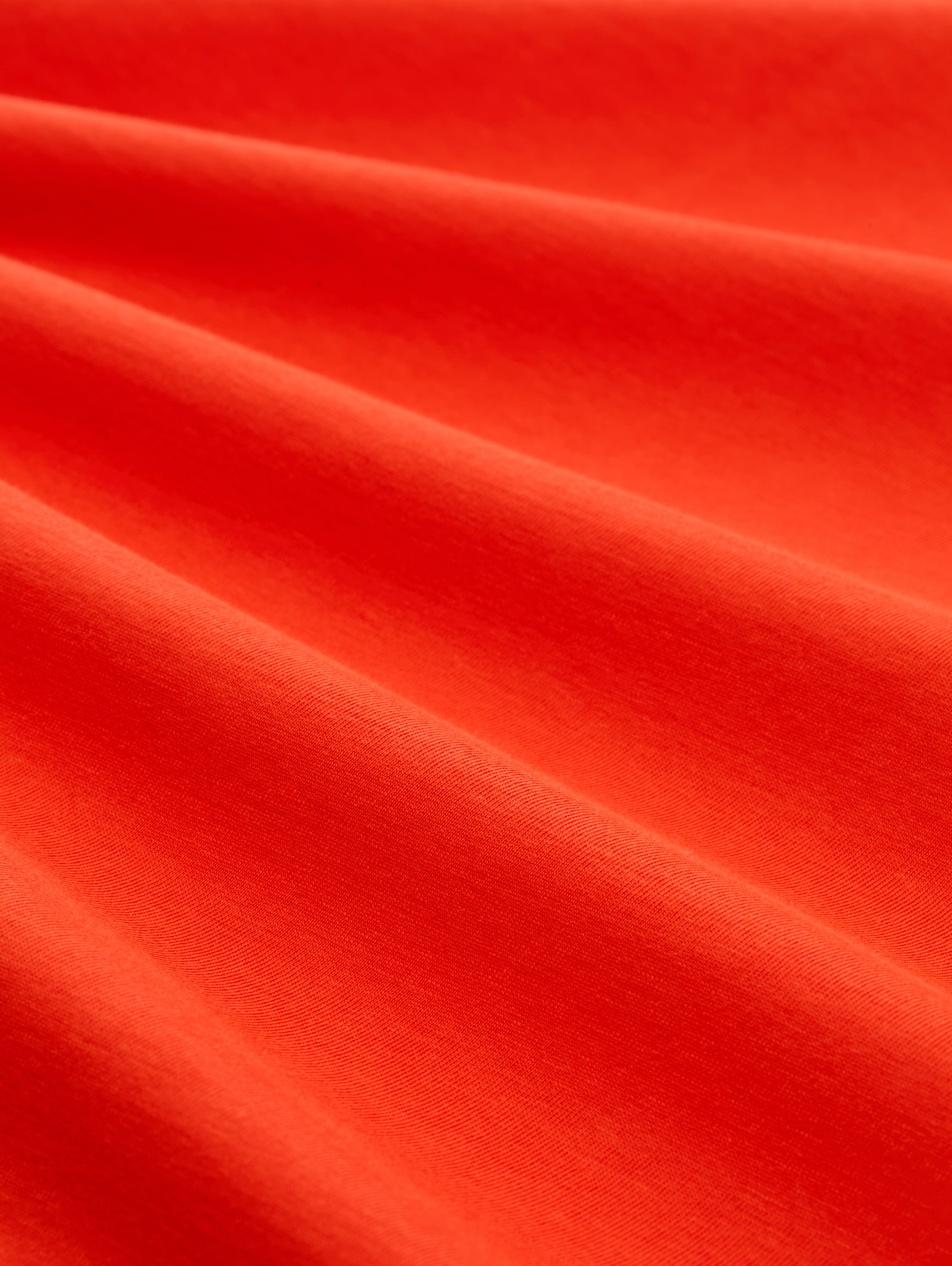 T-shirt with print - orange red - Material view