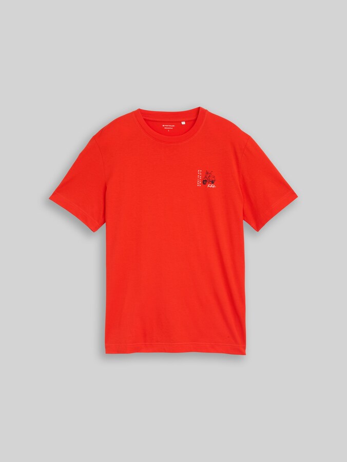 T-shirt imprimé par Men, orange red