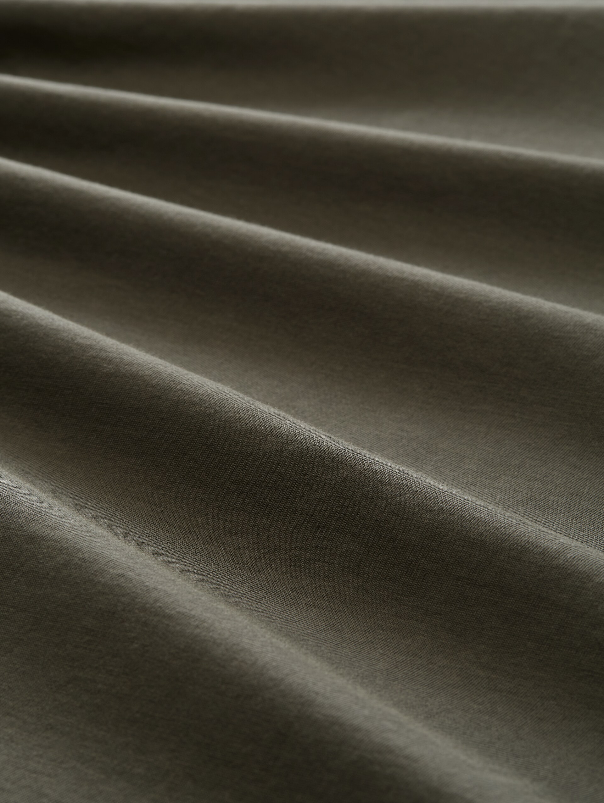 T-shirt with print - deep leaf green - Material view
