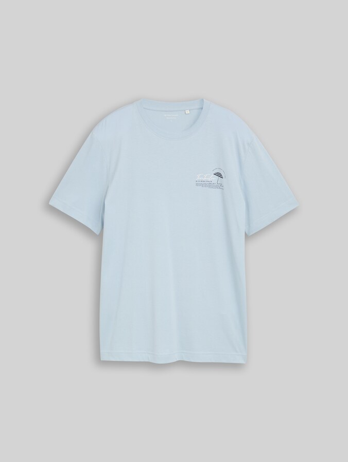 T-shirt imprimé par Men, light blue grey