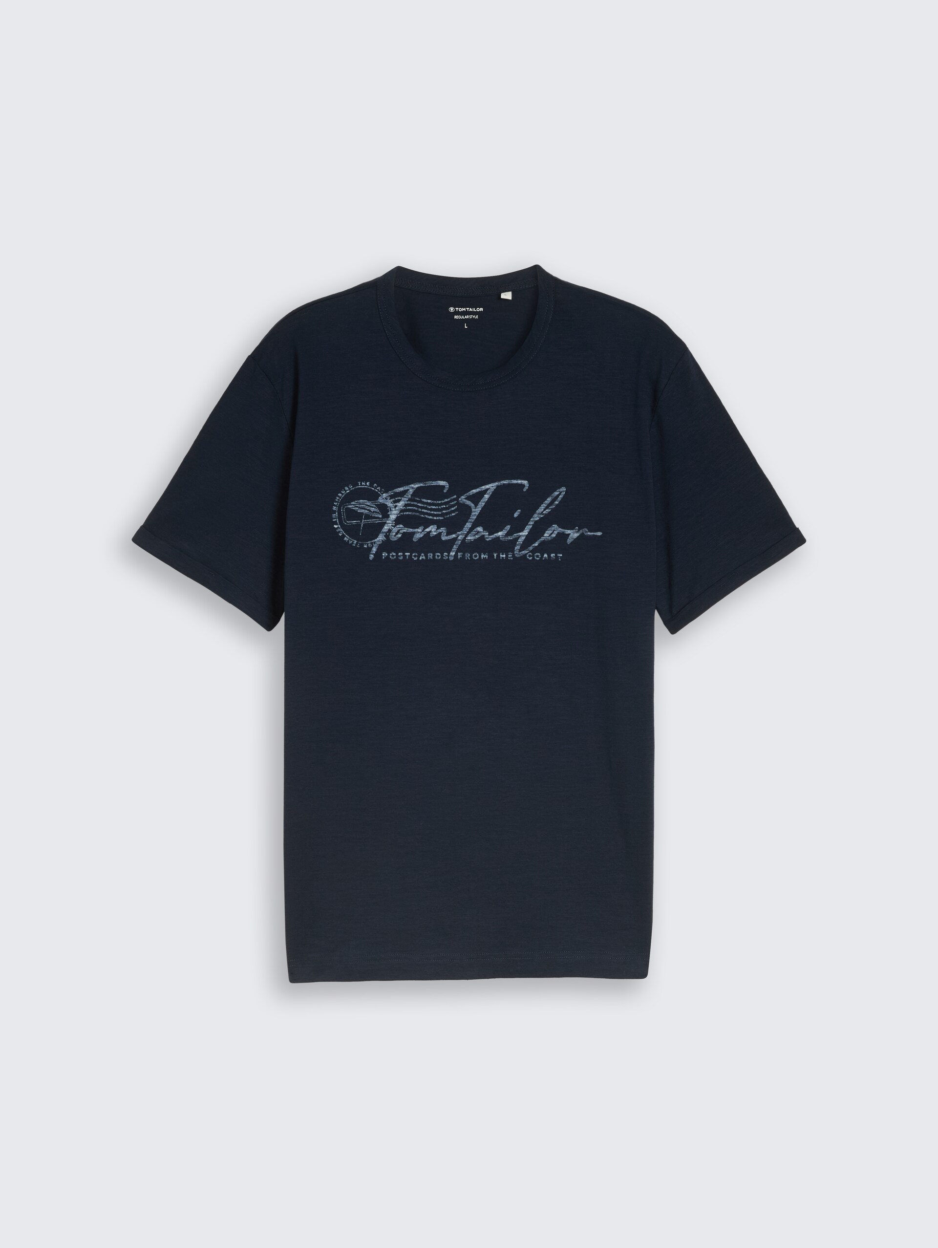 T-Shirt mit Logo-Print - sky captain blue - Vorder-Produkt-Ansicht