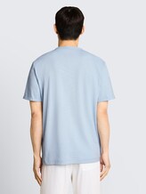 Tee shirt avec logo imprimé - light blue grey - Découpe Vue arrière du modèle