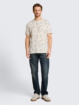 T-shirt met all-over print - off white irregular design - Model vooraanzicht