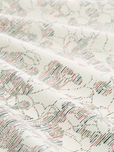 T-shirt met all-over print - off white irregular design - Materiaalweergave