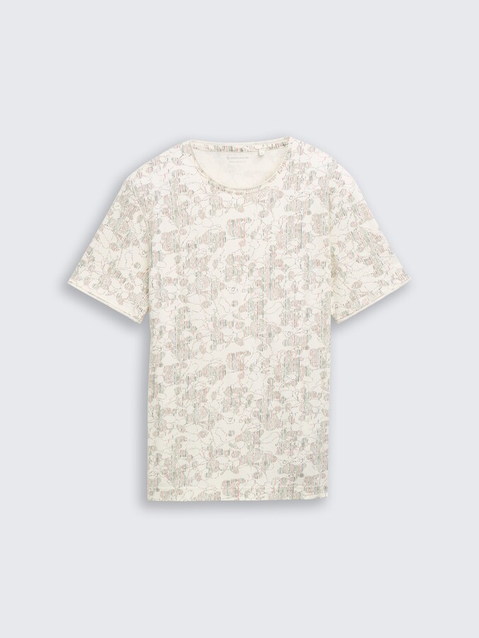 T-Shirt mit Allover-Print von Men, off white irregular design