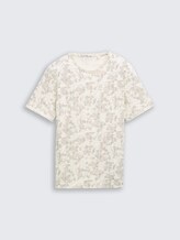 T-shirt met all-over print - off white irregular design - Product vooraanzicht