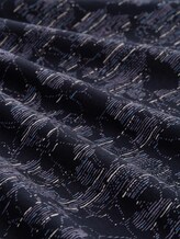 T-shirt met all-over print - navy irregular design - Materiaalweergave