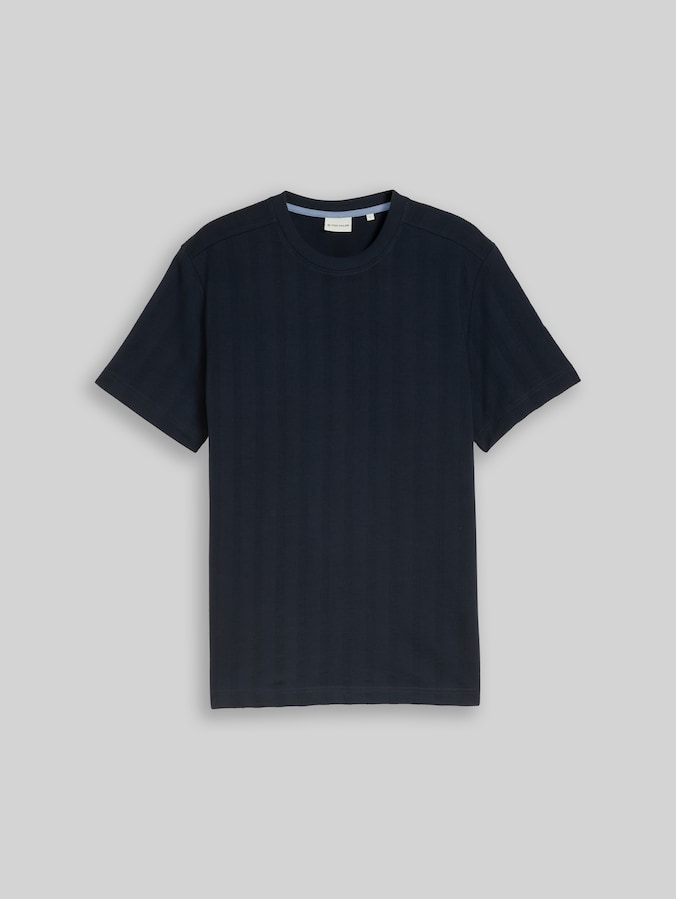 T-shirt en coton par Men, sky captain blue