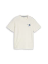 Selected, T-shirt with embroidery by Tom Tailor, brown