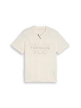 Nicht ausgewählt, Henley T-Shirt im Used-Look von Tom Tailor, braun