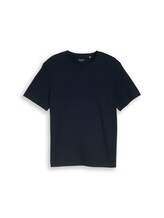 Ausgewählt, T-Shirt aus Baumwolle von Tom Tailor, blau