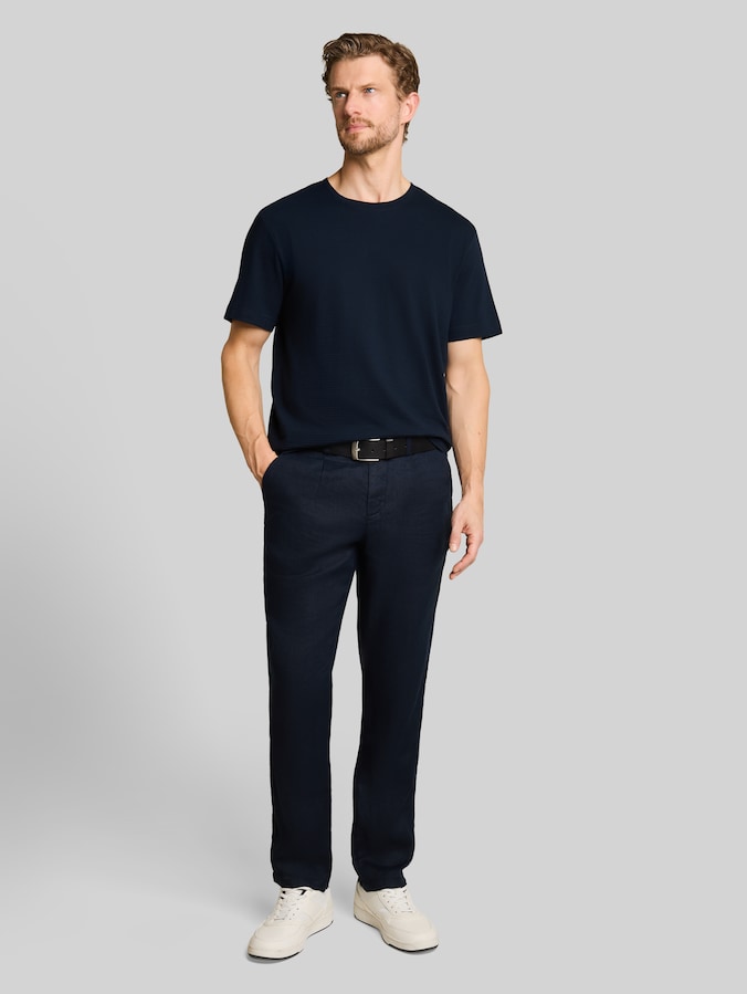 T-Shirt aus Baumwolle von Men, sky captain blue