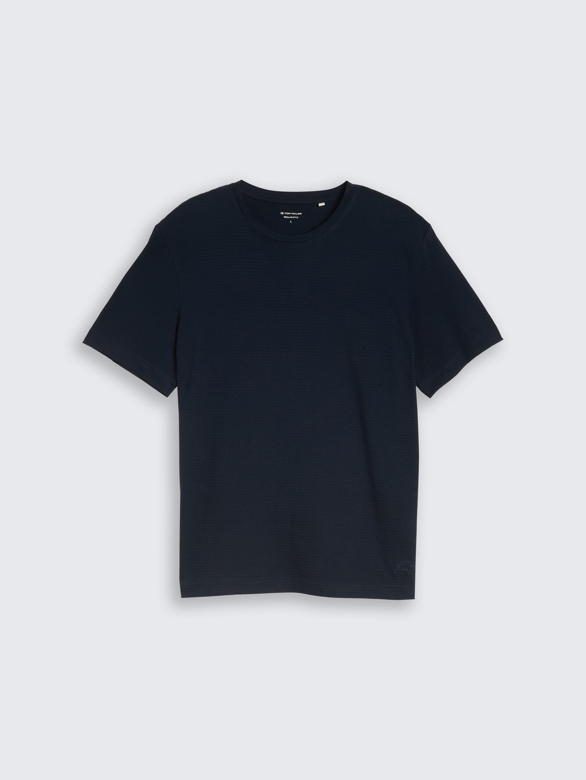 T-shirt en coton - sky captain blue - Vue de face du produit
