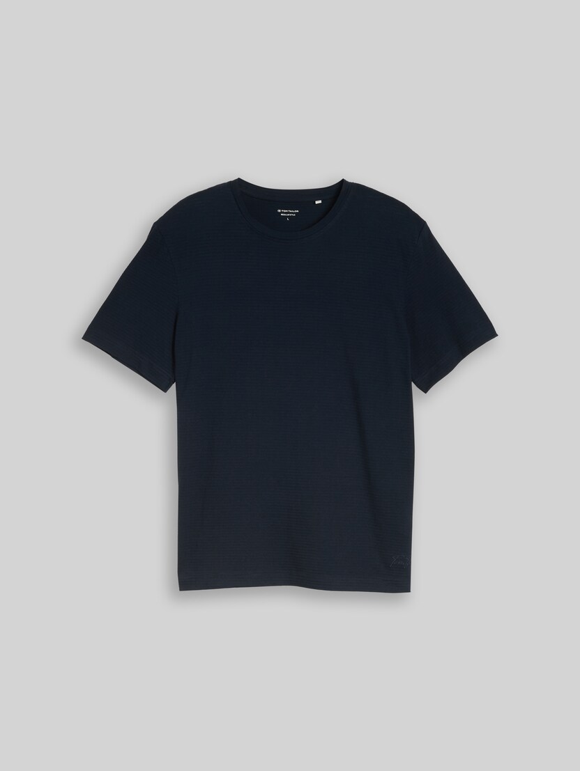 T-Shirt aus Baumwolle von Men, sky captain blue