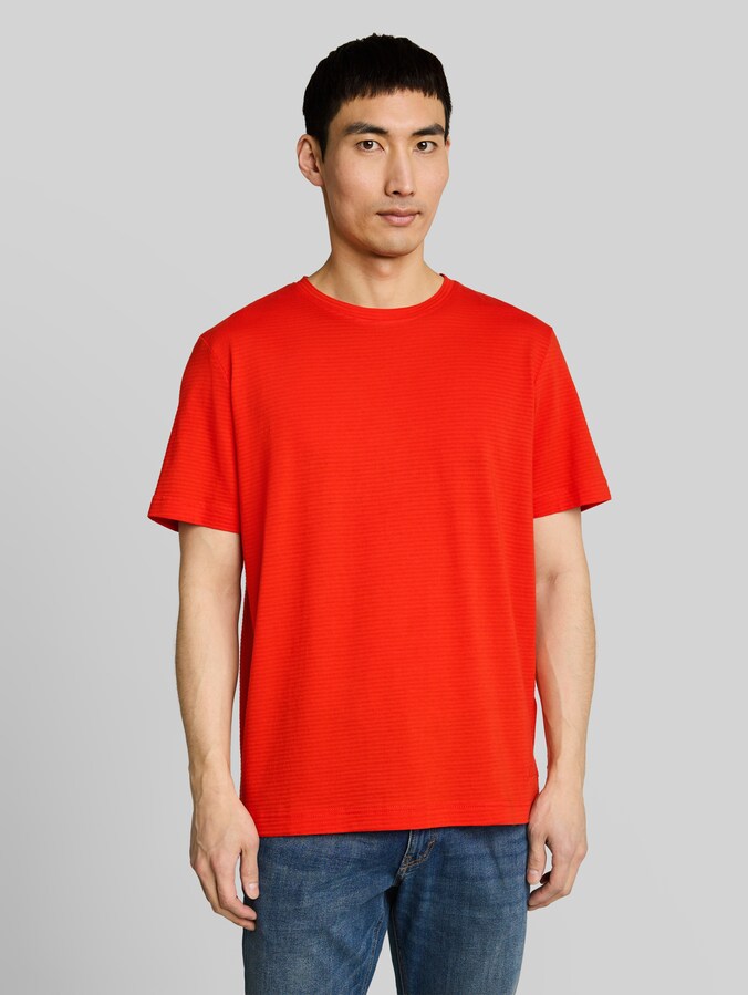 T-shirt en coton par Men, orange red