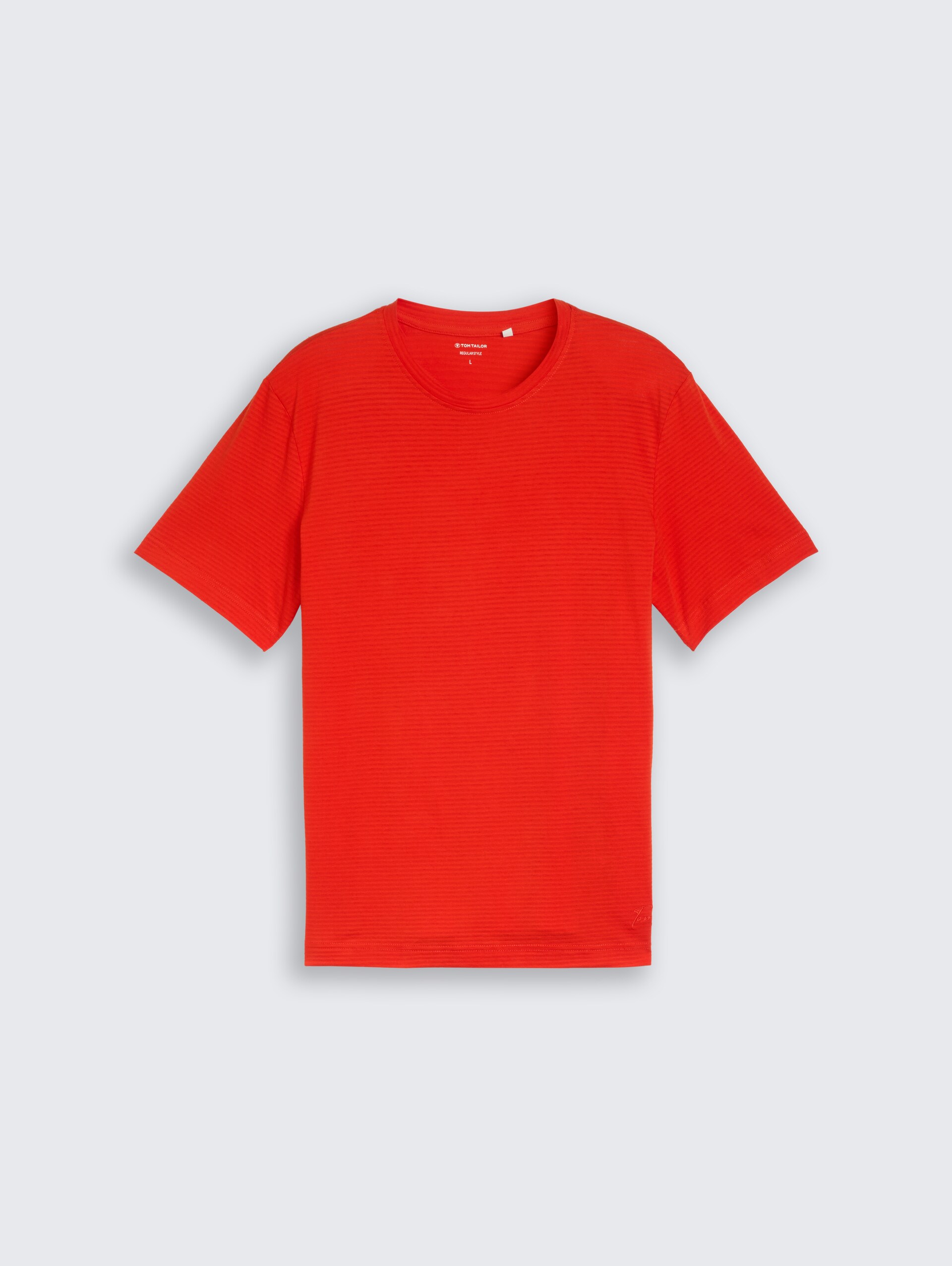 T-shirt en coton - orange red - Vue de face du produit