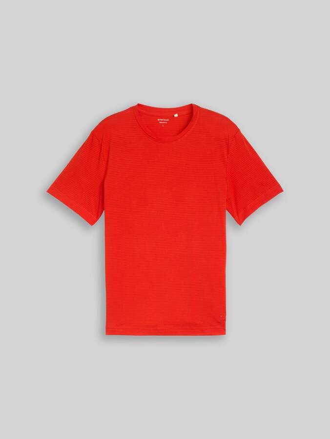 T-Shirt aus Baumwolle von Men, orange red