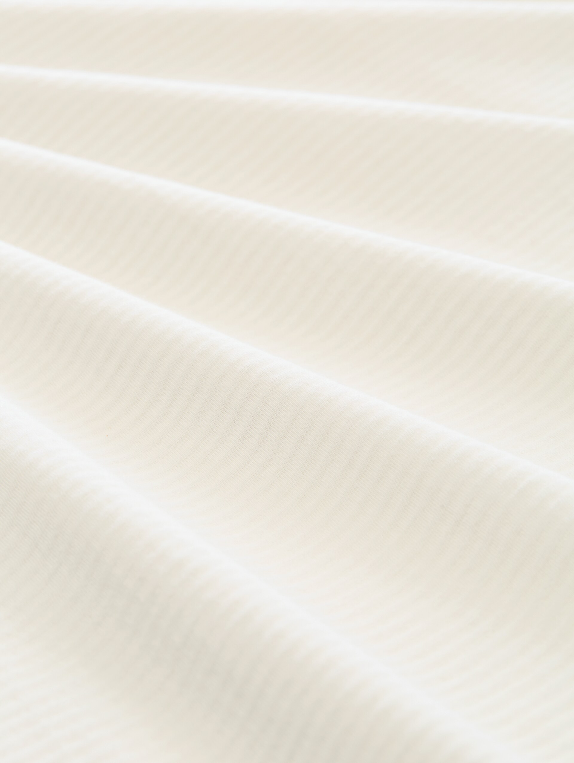 Cotton T-shirt - Gardenia White - Material view