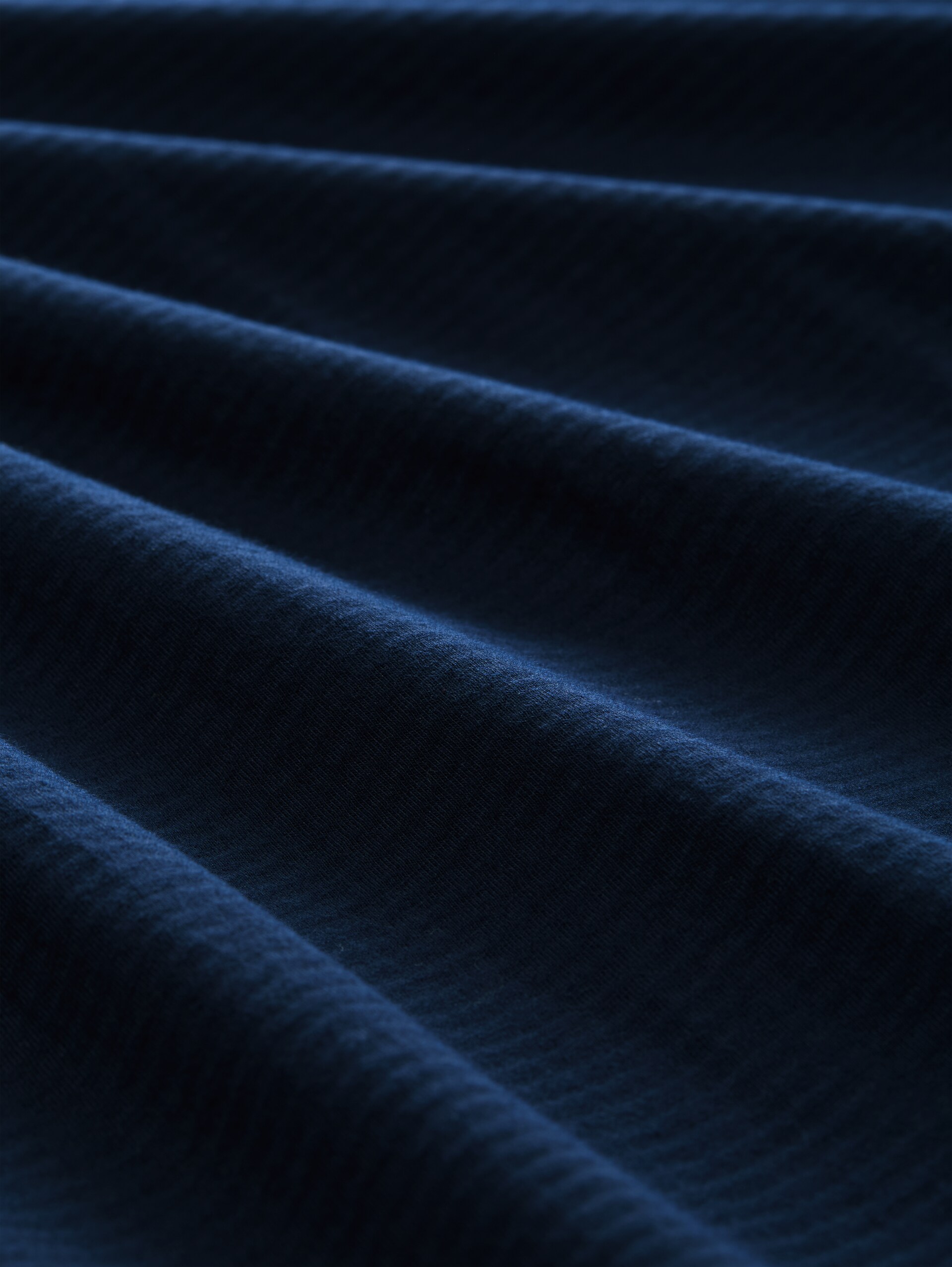 Cotton T-shirt - sky captain blue - Material view