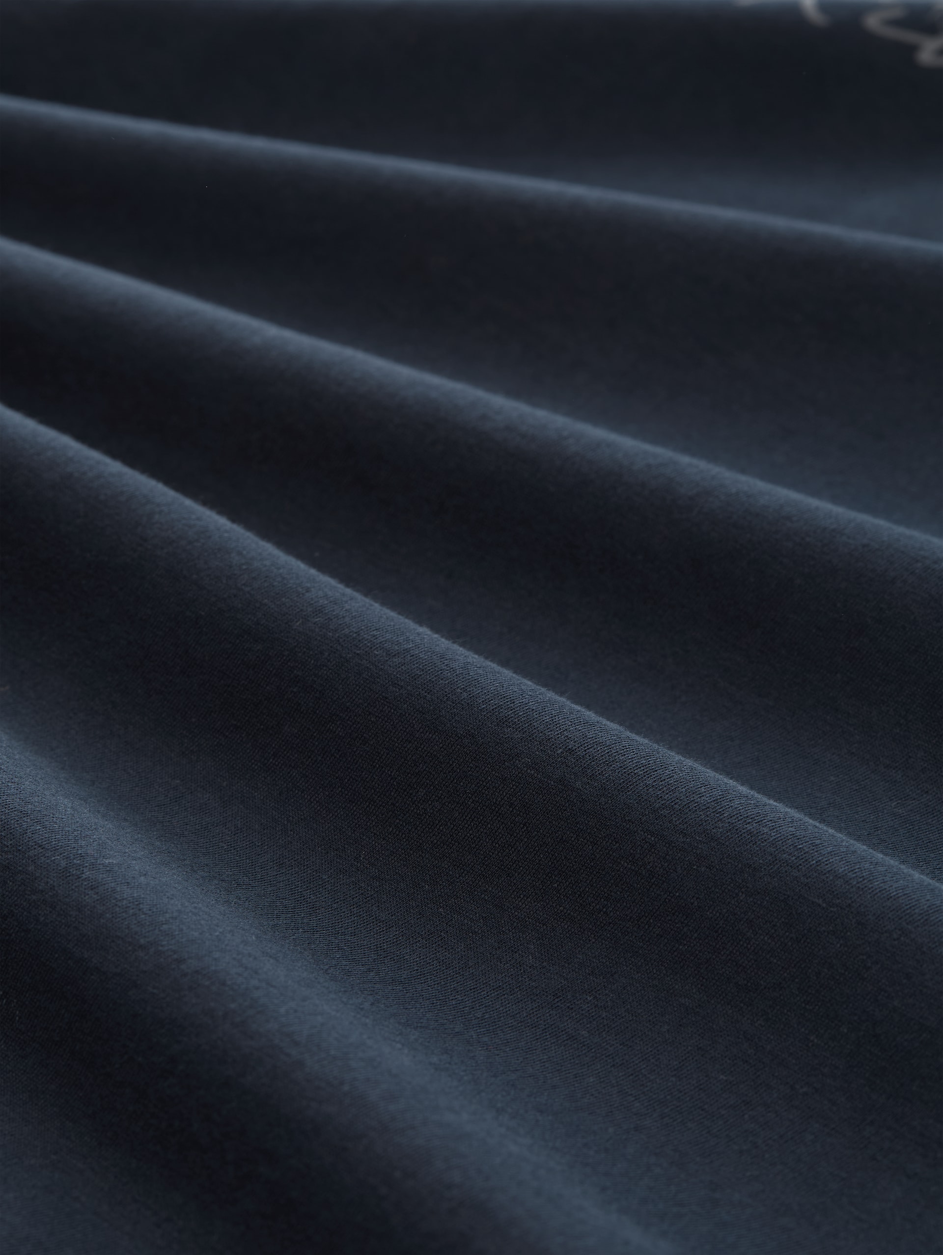 T-shirt with a worn look - sky captain blue - Material view