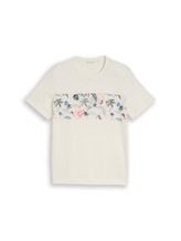 Selected, T-shirt with print by Tom Tailor, brown