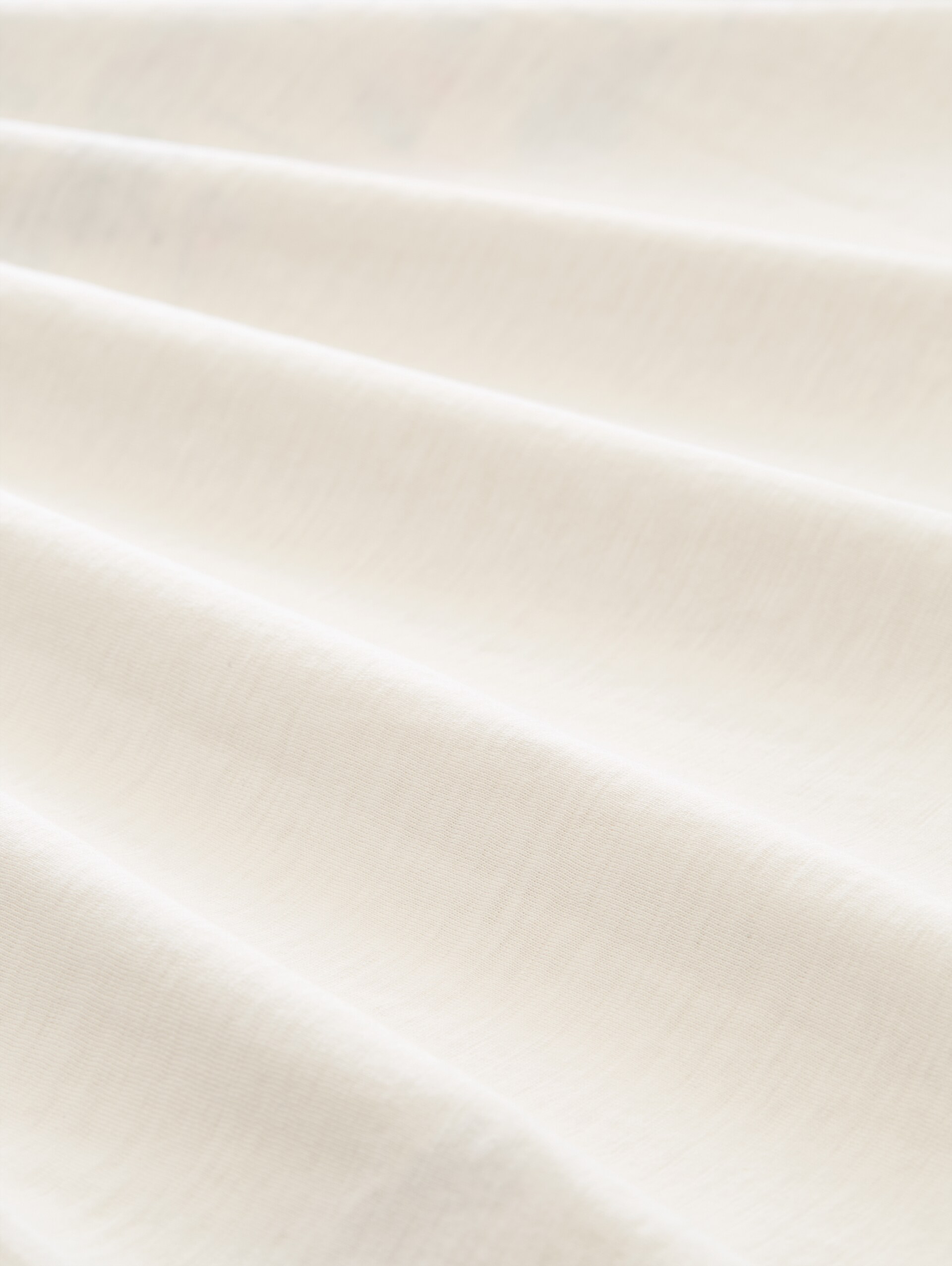 T-shirt with print - Gardenia White - Material view
