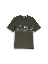 Selected, T-shirt with print by Tom Tailor, green
