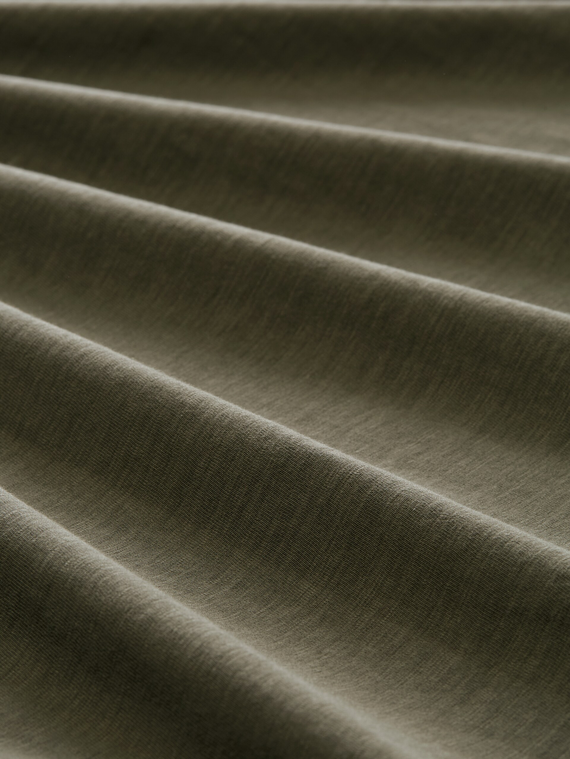 T-shirt with print - deep leaf green - Material view