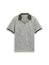 Geselecteerd, Jacquard poloshirt met patroon door Tom Tailor, groen