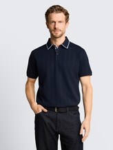 Poloshirt aus Baumwolle - sky captain blue