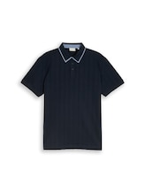 Ausgewählt, Poloshirt aus Baumwolle von Tom Tailor, blau